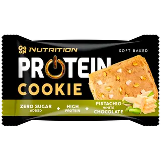 Go On proteiiniküpsis pistaatsia ja valge šokolaadiga 50g