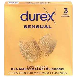 Kondoomid DUREX Sensual 3tk