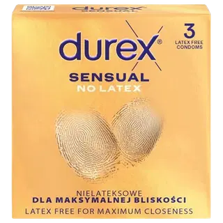 Kondoomid DUREX Sensual No Latex 3tk