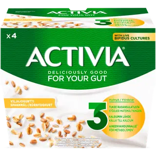 Danone Activia teraviljajogurt, 4 x 125 g