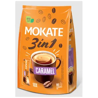 Mokate kohvijook 3in1 Caramel, kotikeses 10 x 17g