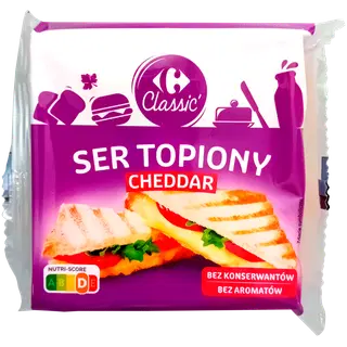 Carrefour Classic sulatatud Cheddar juust 130g