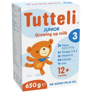 Tutteli 3 Junior piimajook alates 12 kuust, 650g