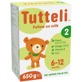 TutteliTM 2 jätkupiimasegu 6K+, 650g
