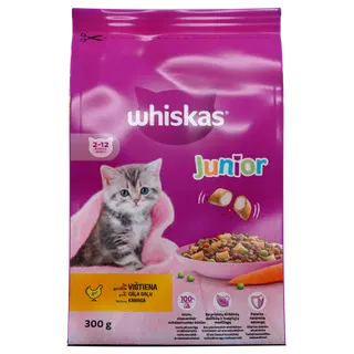Whiskas Juunior kuivtoit kanaga 300g
