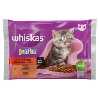 Kiisueine Whiskas 7+ kanaga 85g