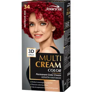 Juuksevärv Joanna Multi Cream Color 34 Intensive Red