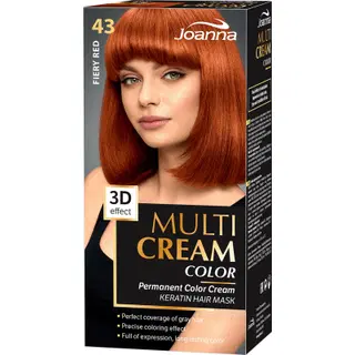 Juuksevärv Joanna Multi Cream Color 43 Fiery Red
