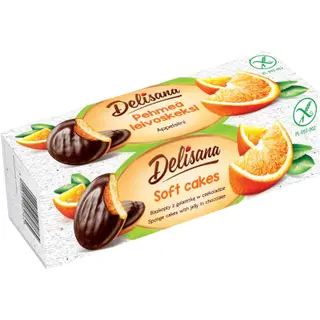Delisana küpsised apelsinitäidise ja šokolaadiga, 150 g