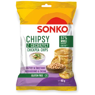 Sonko kikerhernekrõpsud seene ja hapukoorga  60g