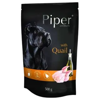 Koera märgtoit PIPER vutiliha-jõhv. 500g