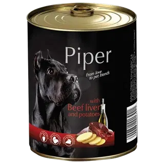 Piper märgtoit koertele veise maksa ja kartuliga 400g