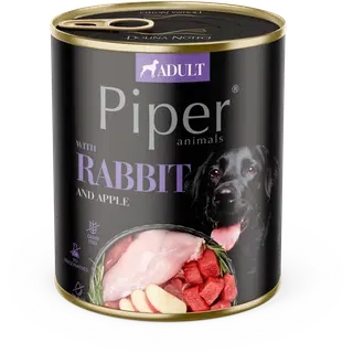 PIPER konserv küülikuliha ja õunaga 800g