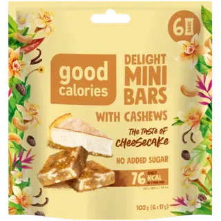 Mini batoonid GOOD CALORIES juustukook 17gx 6