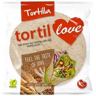 Tortilla täistera wrapid 4tk 240g