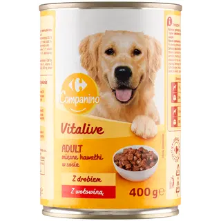 Carrefour koeratoit linnu- ja veiselihaga 400g