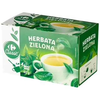 Carrefour klassikaline roheline tee 40 g (20 x 2 g)