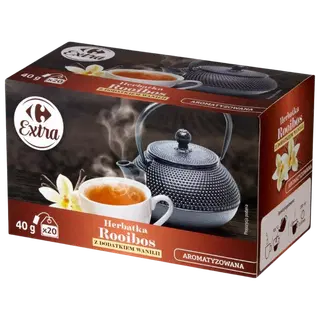 Carrefour Rooibos tee vaniljega 40 g (20 x 2 g)