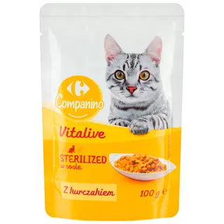 Carrefour Companino Vitalive kassitoit kana kastmes 100g