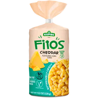 Kupiec Fitos maisivahvlid cheddari juustuga 120g