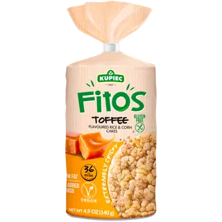 Kupiec Fitos riisi-ja maisivahvlid iirisega 140g