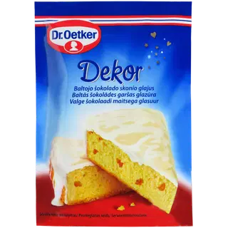 Valge šokol.maits.glasuurDR.OETKER 100g