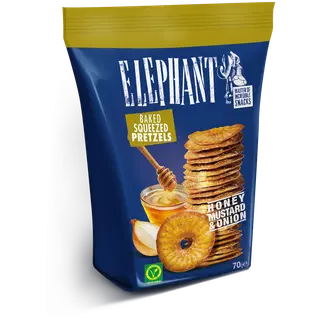 Rõngik mee, sibula ja sinepimai. Elephant 70g