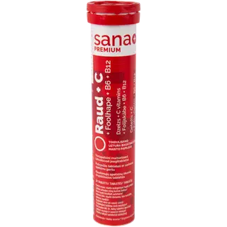 Sana joogitabletid raua ja C-vitamiiniga 80 g