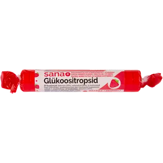 Sana glükoositropsid C-vit. Maasika 39g