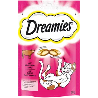 Suupiste kassidele DREAMIES loomalih.60g