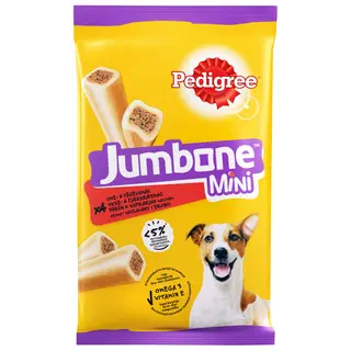Pedigree täiendsööt koertele Jumbone mini härja- ja kodulinnanlihaga 160g