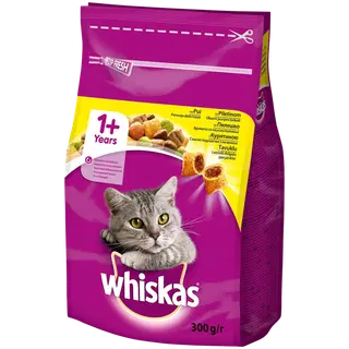 Whiskas kuivtoit täiskasvanud kassidele kanaga 300g