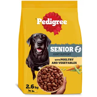 Pedigree Täissööt  Senior Linnuliha&Köögivilja 2.6kg