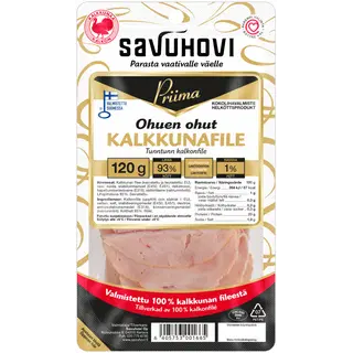 Savuhovi Õhuke kalkunifilee viil 120g