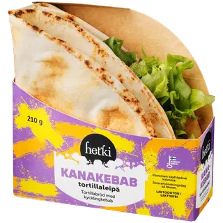 Hetki Fresh tortilla kanakebaabiga, 210 g