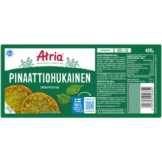 Atria Spinatipannkook 400G