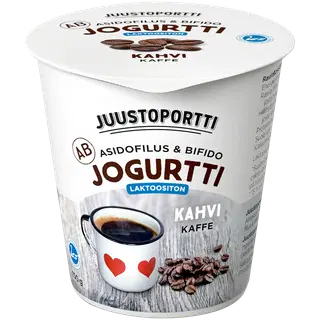 Juustoportti laktoosivaba kohvi-AB-jogurt 150 g