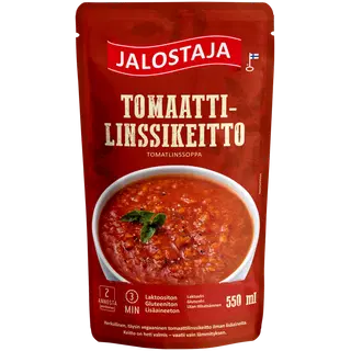 Jalostaja tomati-läätsesupp 550 ml