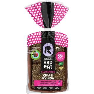 Rosten näkileivad chia ja kinoaga gluteenivaba, 210 g