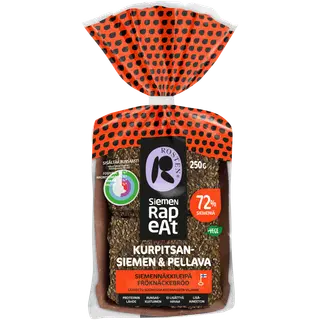 Rosten kõrvitsa- ja linaseemnetega näkileivad 250 g
