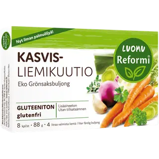 Reformi juurviljapuljongi kuubikud, 96 g 8 tk