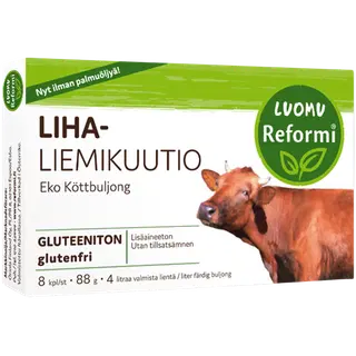 Oriola reformi lihapuljongikuubik 96g mahe