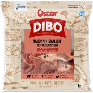 Dibo külmutatud veisekael koertele 1kg