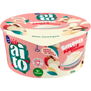 Fazer Aito õuna- ja kaneelimaitseline taimne kaerapõhine fermenteeritud suupiste, 150 g