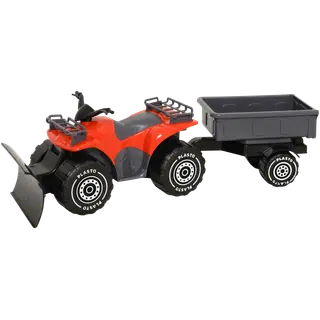 Traktor punane 45 cm