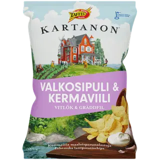 Taffel krõpsud küüslaugu-hapukoore 180 g