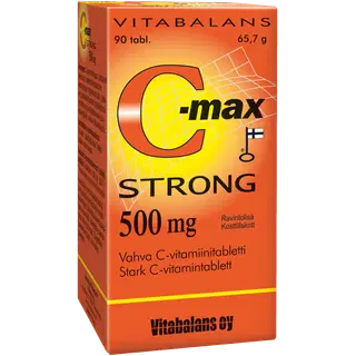 VitaBalans C-MAX Strong C-vitamiin 500 mg 90 tk 67 g