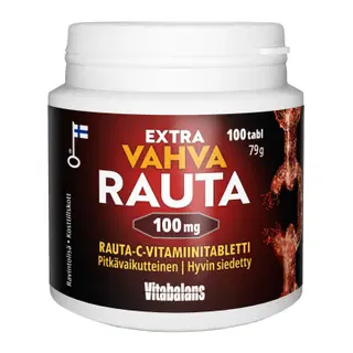 VitaBalans Raud + C-vitamiini tabletid 100mg 100tk