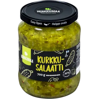 Herkkumaa kurgisalat, 700 g
