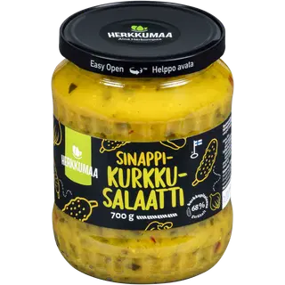 Herkkumaa kurgisalat sinepiga 700 g